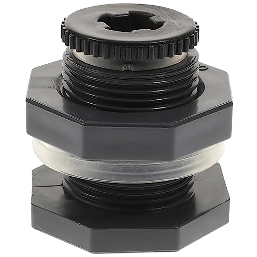 HOMOBABE Water Tank Connector Part with Threaded Aquarium Connector for Rain Buckets Fast Leak Fitting for Home and Industrial Use