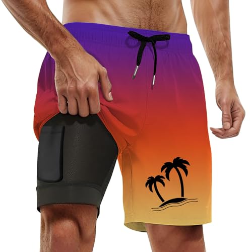 Short de bain homme court style bermuda confortable et léger pour l'été