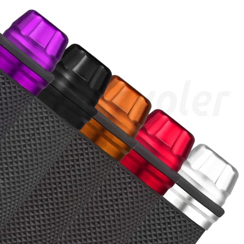 Image of Universal Motorcycle Handlebar Grips Fits for Motorcycles with 7 /8 inch Left Grip and 1 inch Right Sports Bike Chopper Cruiser Bike Etc.
