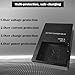 MH-24 Quick Battery Charger Compatible with Nikon EN-EL14 EN-EL14a Battery fit for D3100 D3200 D3300 D3400 D3500 D5100 D5200 D5300 D5500 D5600 DF Coolpix P7000 P7100 P7700 P7800 Digital SLR Cameras