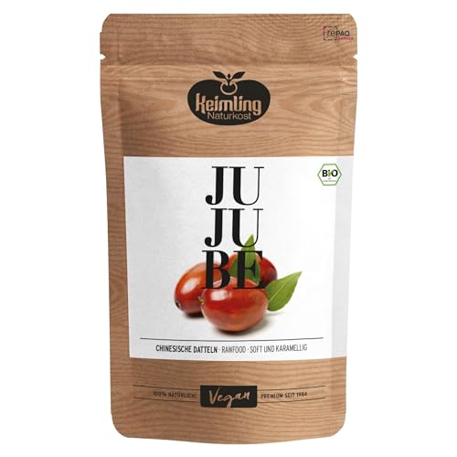 Bio Jujube (Chinesische Dattel) – 175 g – naturbelassen & ungeschwefelt – fruchtig & ballaststoffreich