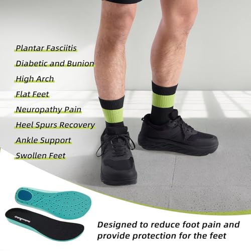 Men's Orthopedic Diabetic Wide Walking Shoes: Comfortable Arch Support Plantar Fasciitis Sports Running Sneakers, Casual Swollen Bunion Work Tennis Shoes for Foot and Heel Pain Relief4
