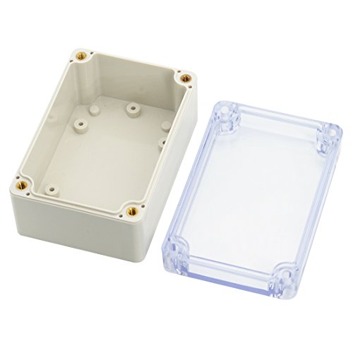 Lemotech Abs Plastic Junction Box Dustproof Waterproof Ip65 Electrical Enclosure Box Universal Project Enclosure Grey With Pc Transparent Clear Cover 3.9 X 2.7 X 2 Inch(100 X 68 X 50 Mm) #TOP3