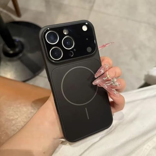 Coque iPhone 16 Pro Max en verre dépoli pour charger votre téléphone sans fil au bureau