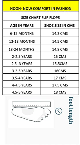 Image of HOOH Kids Cute Cartoon Slippers for 6 Months to 5 Years of Boys and Girls (Backstrap up to 24 Months only)