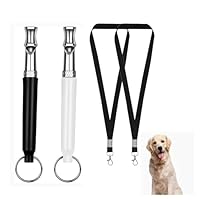 2 Stück Hundepfeife RüTter Rückruf,Erziehungshilfen für Hunde,Anti-Bell-Hundepfeife,Dog Whistle,Hundepfeifen Trainingspfeife,Haustiere Hochfrequenz Bellen,Training Pfeifen,for Hundetraining (Weiß)