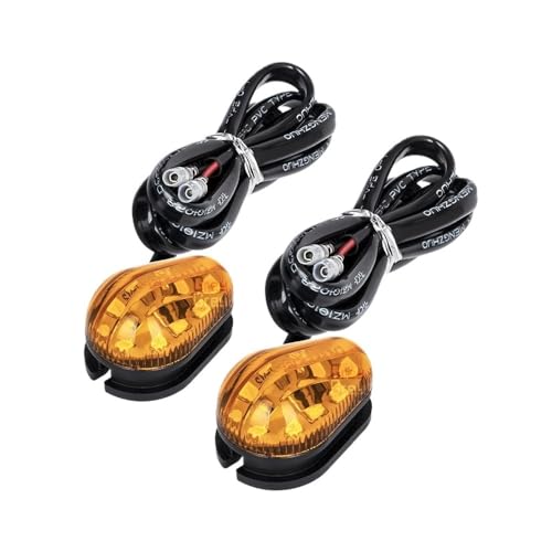 Clignotants LED universels orange 620mm momt pour moto MT07 MT09