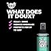 The Doux DOUX DROPS Bonding Polish Spray – Anti-Humidity Hair Smoother & Heat Protectant for Curly Hair – Silkening Bonding Oil with Vitamin E, Baobab & Jojoba, 4 oz