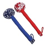 TOKIDNY 2 Stück Manuelle Massage Rückenhämmer aus Stoff für Beine und Körper Sicher für Büro und Reise Effektives Physisches Pflegegerät