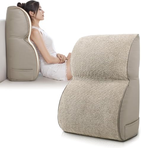 Coussin de lecture compensé contre le mal de dos au lit - 2