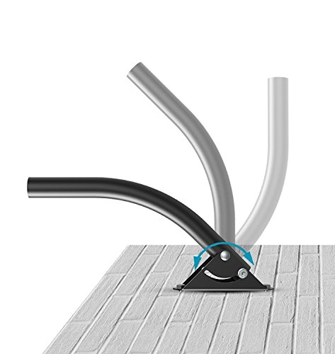 Antop Adjustable Attic Antanna Mount, Outdoor Roof TV Antenna Bracket, 13 inch Arm Length Antenna Mast Mount, Easy Installation, Solid Structure, Weather Proof