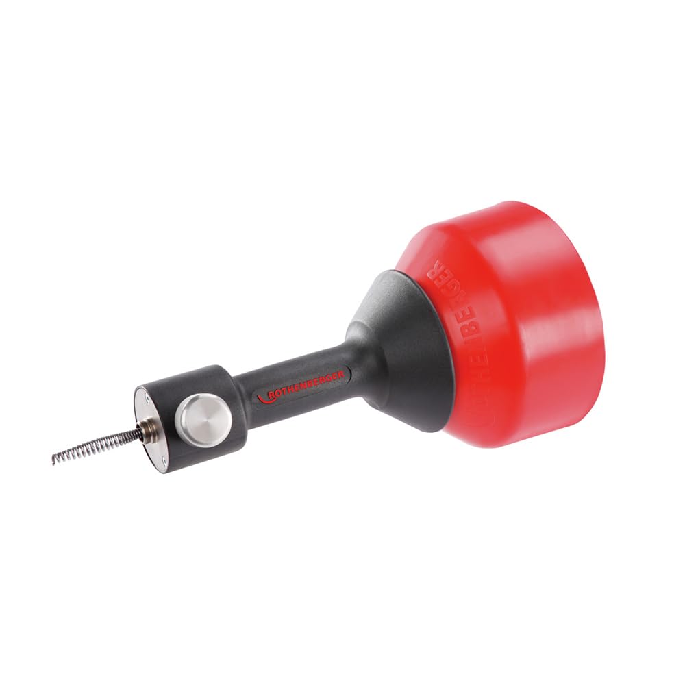 Rothenberger ROSPIMATIC CL Rohrreinigungs Kabelloses Set mit Zusatzspirale, 8mm Spiraldurchmesser, 0m-7.5m Arbeitsbereich Länge | 1000002299 | Rohrreinigung, Sanitär, Rohrreinigungskabel