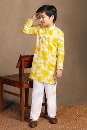 Image of Fashion Dream Boys Cotton Blend Geometric Kurta Pyjama Set|Boy Kurta Set|Kurta Pyjama Set|Ethnic Set|Kurta Pyjama|Ethnic Set|Kurta And Payjama Set|Kurta Set