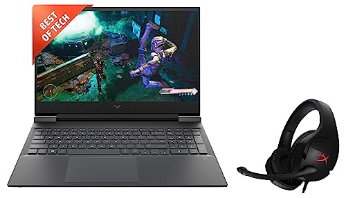 Image of HP Victus Gaming AMD Ryzen 7-5800H 16.1 inch(40.9 cm) FHD Gaming Laptop & HyperX Cloud Stinger Gaming Headset