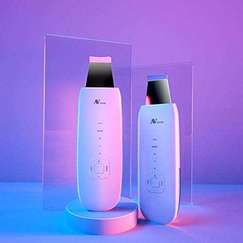 AV Group - Deep Facial Cleansing, Skin Tone Elasticity, Improve Cell Metabolism, Wrinkle Reduction, Nutrition Preparation, Blackhead, Acne and Fat Particles Removal, Face Massager Device
