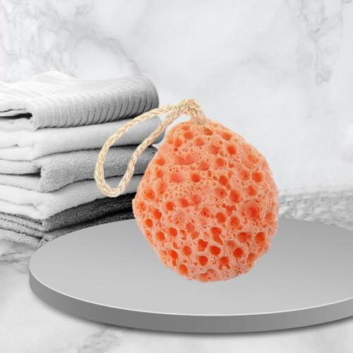 Ysyqkn 4xFun Bath Sponge Massage Quick Drying for Baby Mother Kids Orange