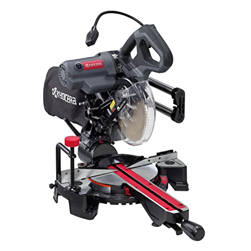 京セラ(Kyocera) 卓上丸ノコ チップソーセット ATSS193F 4988357 ブラック 【巾木の入隅・出隅の突き合わせや床材の接合面などで隙間のない切断面が作れる】 ノコ刃190mm テーブル回転角度範囲 0度~左47度・右57度 ノコ刃傾斜角度範囲 0度~左右45度