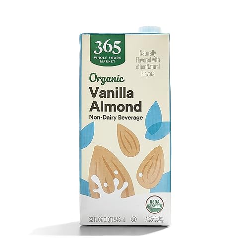 365 By Whole Foods Market 0099482436247 Organic Vanilla Almond Milk cover