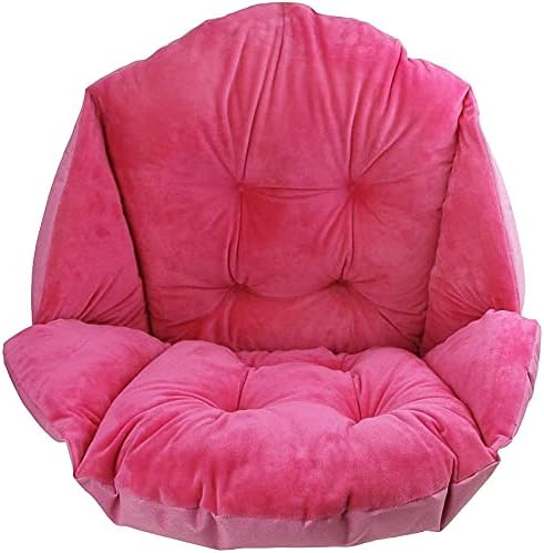 Moonlove Soft Fluffy Chair Seat Cushion Paw/Flower Shape Reversible Lovely Couch Armchair Seat Pad Cushion Cute Warm Cozy Sofa Seat Back Hip Support Pillow, Reversible Pink