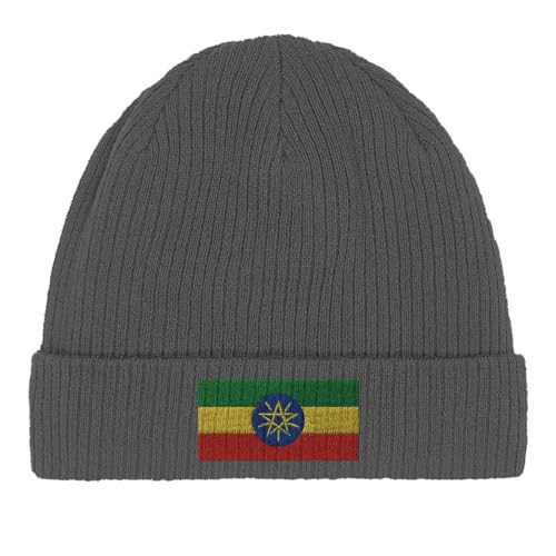 Bonnet Éthiopie tricoté en pur coton de qualité supérieure