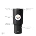 Simple Modern Officially Licensed NFL Pittsburgh Steelers 30 oz Tumbler with Flip Lid and Straws | Insulated Cup Stainless Steel | Gifts for Men Women | Trek Collection | Pittsburgh Steelers