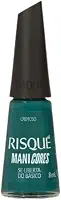 Risqué Esmalte Verde Escuro ManiCores Se Liberta do Básico Cremoso 8ml