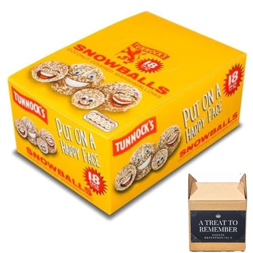 Tunnocks Snowballs - 18 Pack 30g Each