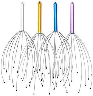 Mr.S Shop 1 unids masajeador de cuero cabelludo de mano masaje de cabeza hormigueo rascador y alivio del estrés herramienta para la estimulación del