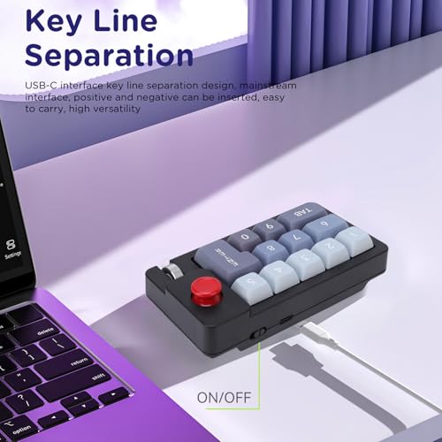 Pavé numérique mécanique filaire programmable avec macro et boutons RVB