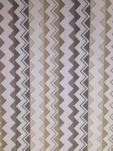 Vertical Willow Zig ZAG Jacquard Outdoor Indoor Fabric by The Yard Fabric