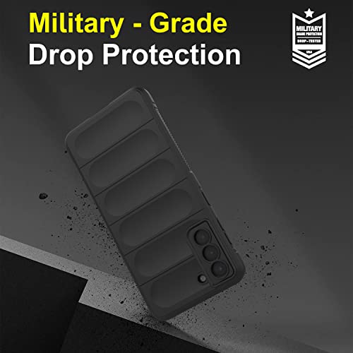 Image of Amazon Brand - Solimo Silicone Mobile Cover for Samsung Galaxy S21 Plus 5G (Silicon Black)
