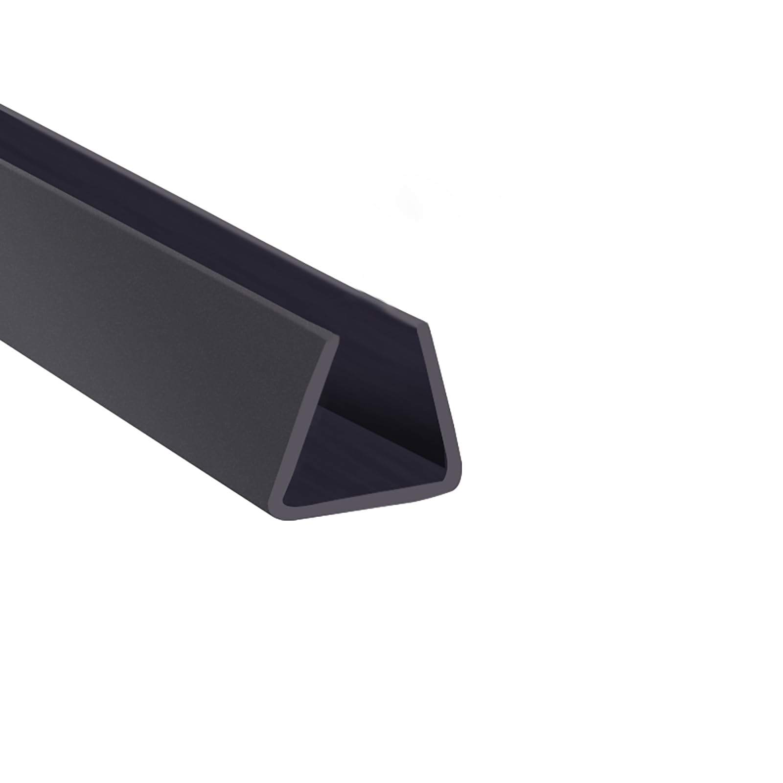 Kantenschutzleiste, Kunststoff-U-Profil, 10 m lange schwarze Gummidichtungsleiste, Kantenschutz for Blechbearbeitungsprojekte (z. B. Auto, Tür, Breite x Höhe)(10mm x 13mm)