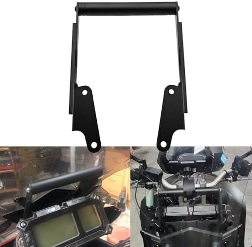 IZX Phone Mount for FJ-09 Tracer 900 GT 2015-2017, 22mm GPS Bar Bracket image 4