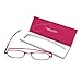 Compact Lenses Flat Folding-Reading Glasses-Berry +2.0