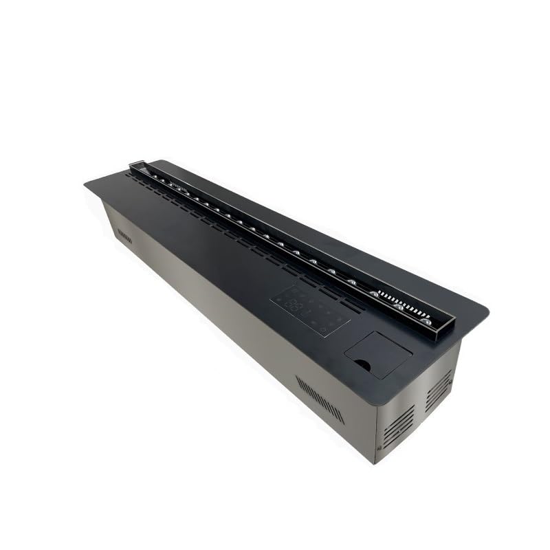 Palenisko pary wodnej 3D Nebulizator kominek elektryczny ze stali nierdzewnej z wbudowanym płomieniem, symulowany nawilżacz płomienia, kominek elektroniczny do salonu dekoracyjny kominek elektryczny