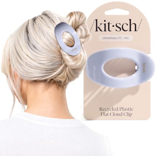 Kitsch Medium Flat Claw Clip – Hydrangea Breeze