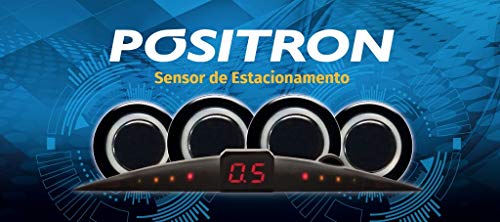 sensor de estacionamento 4 sensores - ps220 - positron (branco)