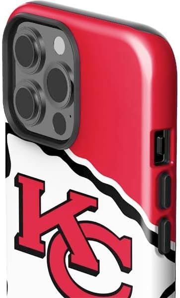 Skinit Impact Phone Case Compatible with iPhone 15 Pro Max - Officially Licensed NFL Kansas City Chiefs Large Logo Design