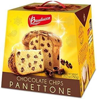 Bauducco Panettone Chocolate, Moist & Fresh, Traditional Italian Recipe, Italian Traditional Holiday Cake, 26.2oz