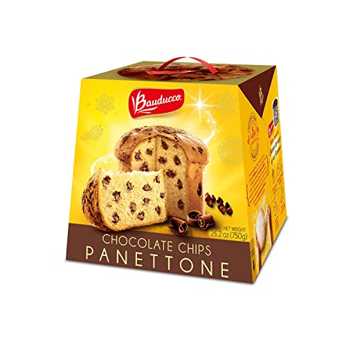 Bauducco Panettone Chocolate, Moist & Fresh, Traditional Italian Recipe, Italian Traditional Holiday Cake, 26.2Oz #TOP1