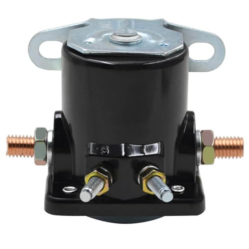 12V Hot Rod Starter Relay Solenoid SW3 12 Volt B6AZ11450A C6AF C7AF C9AF SS588 F496 66 200 for Automotive Motorcycle Use Compatible with B6AZ11450A C6AF C7AF C9AF SS588 F496(12V)
