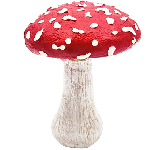 Howfield Mushroom Decor Outdoor Garden Statue - Resin Miniature Figurines Fairy Garden Accessories Decor Lawn Ornaments #TOP5
