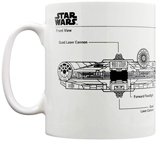 Taza de cerámica Star Wars Millennium Falcon 400 ml miniatura 2