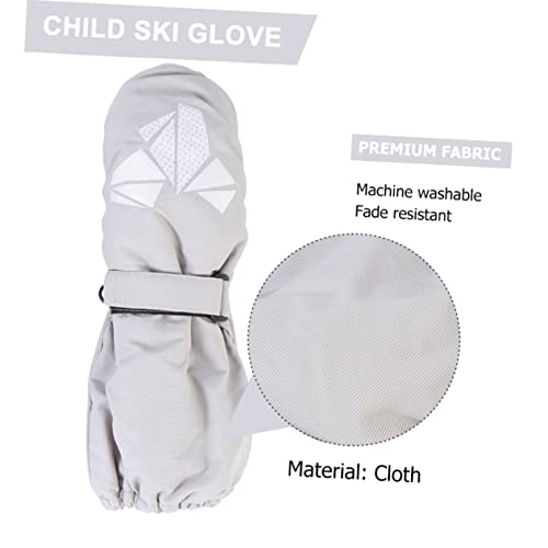 VALICLUD 2 Pares Luvas De Esqui Infantil Luvas De Bicicleta Infantil Luva De Esqui Luvas De Esqui De