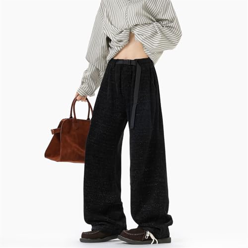 Seidarise Men's Men's Diagonal Stripe Wide - Leg Pants, Adjustable Belted Waist, Trendy & Comfortable for Casual Wear2