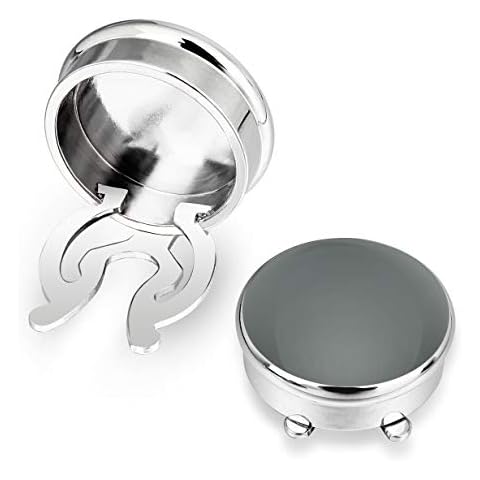 AMITER Button Covers for Men Vintage Cufflinks for Men’s Shirt-Best Cufflinks Gifts for Wedding Party Business, Metal Cover