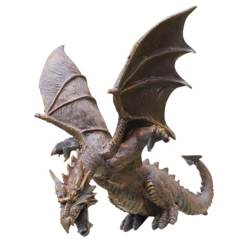 KONTONTY Drachenbrunnen Drachen Gartenskulptur