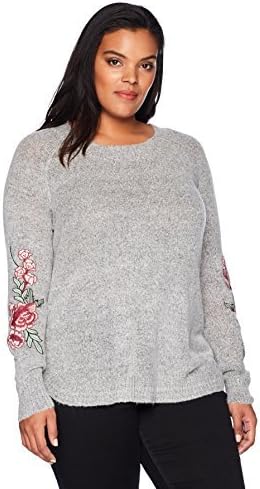 Pullover Sweater with Embroidery 