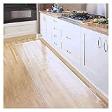 IXIETY 1,5mm Bodenschutzmatte Transparente Bürostuhl Unterlage BüRostuhlunterlage rutschfest PVC Bodenunterlage Laminat Parkett Teppich Stuhlmatte rutschfest,80-160cm breit (Color : 1.5mm, Size : 15