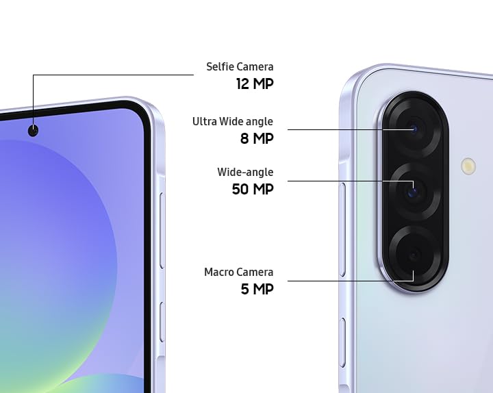 Image of Simple Mobile Samsung Galaxy A36 5G, 128GB, Locked to Simple Mobile | Prepaid Smartphone - 6.7 inch FHD+ 120Hz Super AMOLED Display, 50MP OIS Camera, 5000mAh Battery, 45W Super Fast Charging